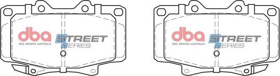 DBA Australia DB1199SS - Тормозные колодки, дисковые, комплект avtokuzovplus.com.ua
