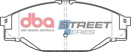 DBA Australia DB1205SS - Тормозные колодки, дисковые, комплект avtokuzovplus.com.ua