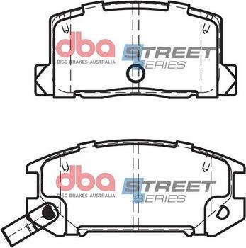 DBA Australia DB1260SS - Тормозные колодки, дисковые, комплект avtokuzovplus.com.ua