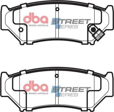 DBA Australia DB1266SS - Тормозные колодки, дисковые, комплект avtokuzovplus.com.ua