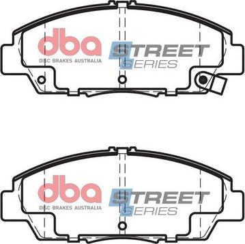 DBA Australia DB1268SS - Тормозные колодки, дисковые, комплект avtokuzovplus.com.ua