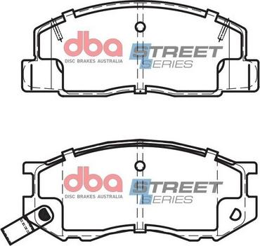 DBA Australia DB1276SS - Тормозные колодки, дисковые, комплект avtokuzovplus.com.ua