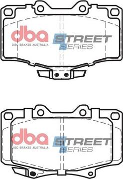 DBA Australia DB1346SS - Тормозные колодки, дисковые, комплект avtokuzovplus.com.ua