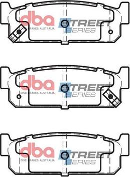 DBA Australia DB1399SS - Тормозные колодки, дисковые, комплект avtokuzovplus.com.ua