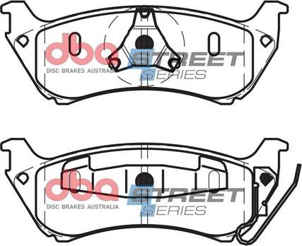 DBA Australia DB1430SS - Тормозные колодки, дисковые, комплект avtokuzovplus.com.ua
