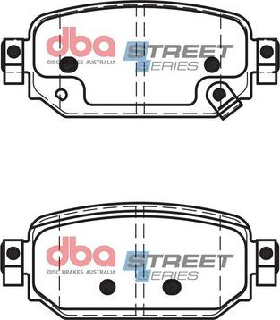 DBA Australia DB15045SS - Тормозные колодки, дисковые, комплект avtokuzovplus.com.ua