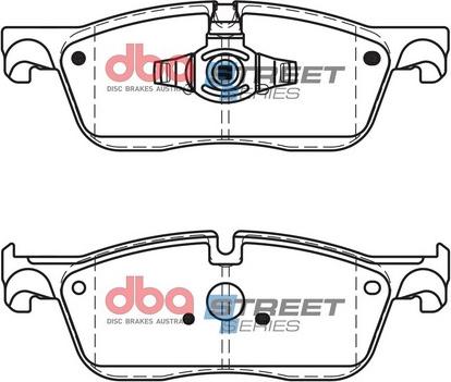 DBA Australia DB15058SS - Тормозные колодки, дисковые, комплект avtokuzovplus.com.ua