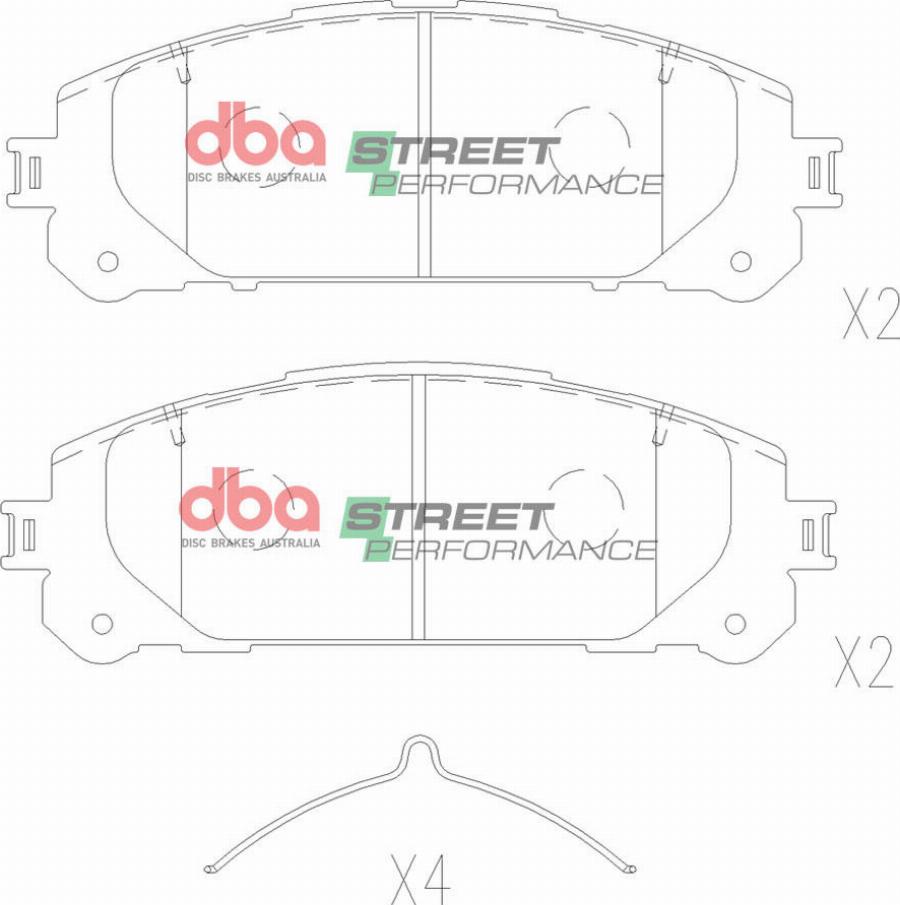 DBA Australia DB15067SP - Тормозные колодки, дисковые, комплект avtokuzovplus.com.ua