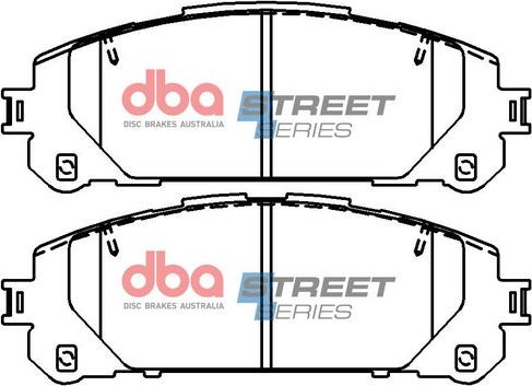 DBA Australia DB15067SS - Тормозные колодки, дисковые, комплект avtokuzovplus.com.ua