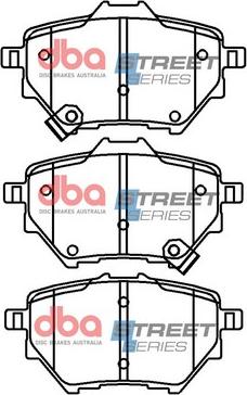 DBA Australia DB15084SS - Тормозные колодки, дисковые, комплект avtokuzovplus.com.ua