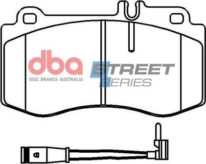 DBA Australia DB15103SS - Тормозные колодки, дисковые, комплект avtokuzovplus.com.ua