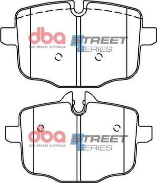 DBA Australia DB15109SS - Тормозные колодки, дисковые, комплект avtokuzovplus.com.ua