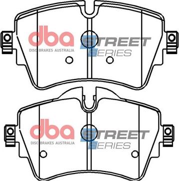 DBA Australia DB15119SS - Тормозные колодки, дисковые, комплект avtokuzovplus.com.ua