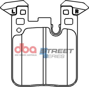 DBA Australia DB15127XP - Комплект высокоэффективных тормозных колодок avtokuzovplus.com.ua