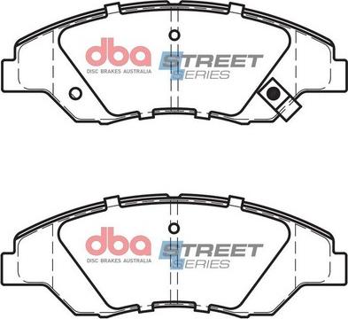 DBA Australia DB1512SS - Тормозные колодки, дисковые, комплект avtokuzovplus.com.ua