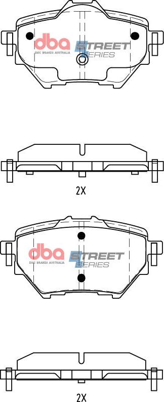 DBA Australia DB15193SS - Тормозные колодки, дисковые, комплект avtokuzovplus.com.ua