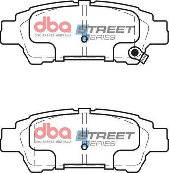 DBA Australia DB1660SS - Тормозные колодки, дисковые, комплект avtokuzovplus.com.ua