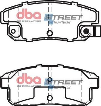 DBA Australia DB1671SS - Тормозные колодки, дисковые, комплект avtokuzovplus.com.ua