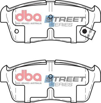 DBA Australia DB1674SS - Тормозные колодки, дисковые, комплект avtokuzovplus.com.ua