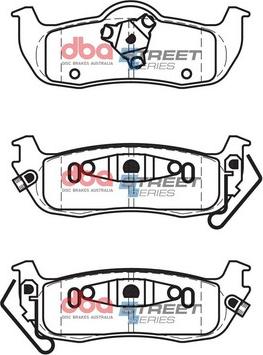 DBA Australia DB1685SS - Тормозные колодки, дисковые, комплект avtokuzovplus.com.ua