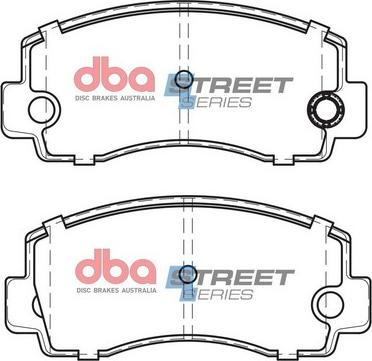 DBA Australia DB170SS - Тормозные колодки, дисковые, комплект avtokuzovplus.com.ua