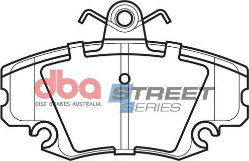 DBA Australia DB1711SS - Тормозные колодки, дисковые, комплект avtokuzovplus.com.ua