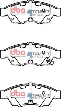 DBA Australia DB1733SS - Тормозные колодки, дисковые, комплект avtokuzovplus.com.ua