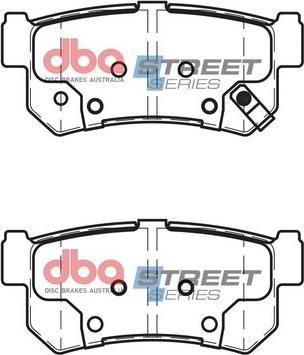 DBA Australia DB1814SS - Тормозные колодки, дисковые, комплект avtokuzovplus.com.ua