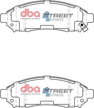 DBA Australia DB1835SSEV - Тормозные колодки, дисковые, комплект avtokuzovplus.com.ua