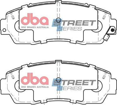 DBA Australia DB1843SS - Тормозные колодки, дисковые, комплект avtokuzovplus.com.ua