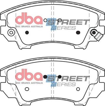 DBA Australia DB1925SS - Тормозные колодки, дисковые, комплект avtokuzovplus.com.ua