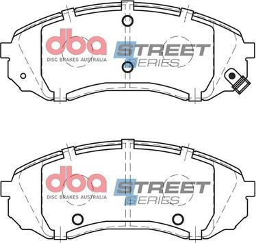 DBA Australia DB1940SS - Тормозные колодки, дисковые, комплект avtokuzovplus.com.ua