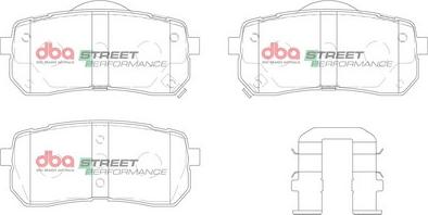 DBA Australia DB1957SP - Комплект высокоэффективных тормозных колодок avtokuzovplus.com.ua