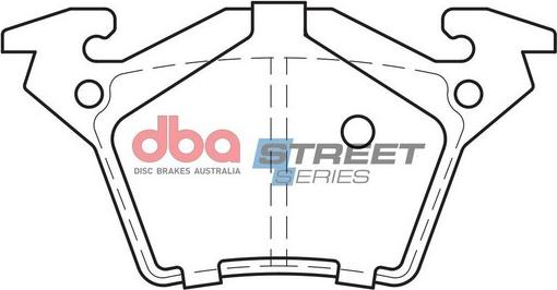 DBA Australia DB1987SS - Тормозные колодки, дисковые, комплект avtokuzovplus.com.ua