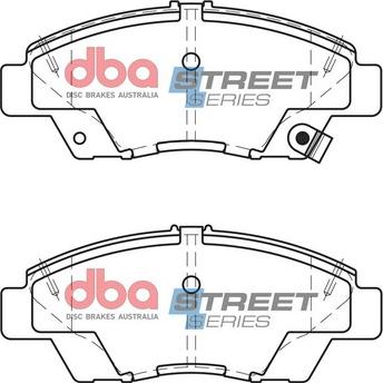 DBA Australia DB1991SS - Тормозные колодки, дисковые, комплект avtokuzovplus.com.ua