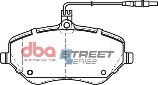 DBA Australia DB2024SS - Тормозные колодки, дисковые, комплект avtokuzovplus.com.ua