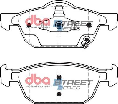 DBA Australia DB2308SS - Тормозные колодки, дисковые, комплект avtokuzovplus.com.ua