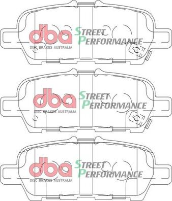 DBA Australia DB2340SP - Комплект высокоэффективных тормозных колодок avtokuzovplus.com.ua