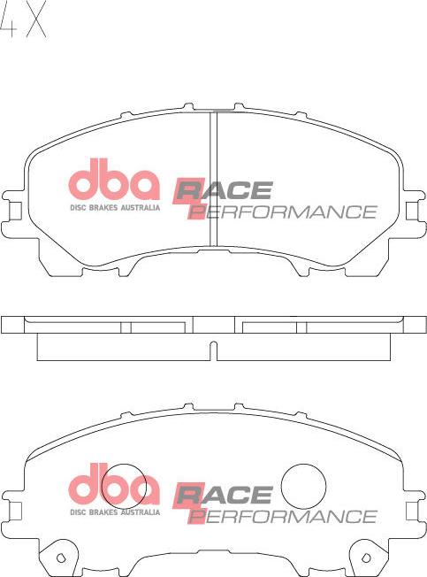 DBA Australia DB2341RP - Тормозные колодки, дисковые, комплект avtokuzovplus.com.ua