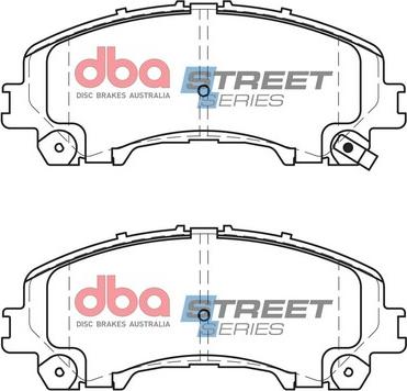 DBA Australia DB2341SS - Тормозные колодки, дисковые, комплект avtokuzovplus.com.ua