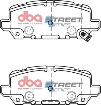 DBA Australia DB2355SS - Тормозные колодки, дисковые, комплект avtokuzovplus.com.ua