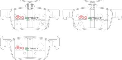 DBA Australia DB2429SP - Комплект высокоэффективных тормозных колодок avtokuzovplus.com.ua