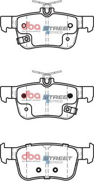 DBA Australia DB2429SS - Тормозные колодки, дисковые, комплект avtokuzovplus.com.ua