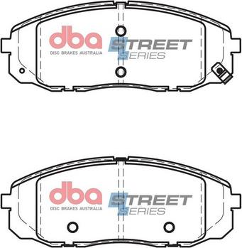 DBA Australia DB2454SS - Тормозные колодки, дисковые, комплект avtokuzovplus.com.ua