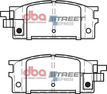 DBA Australia DB327SS - Тормозные колодки, дисковые, комплект avtokuzovplus.com.ua