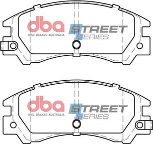 DBA Australia DB418SS - Тормозные колодки, дисковые, комплект avtokuzovplus.com.ua