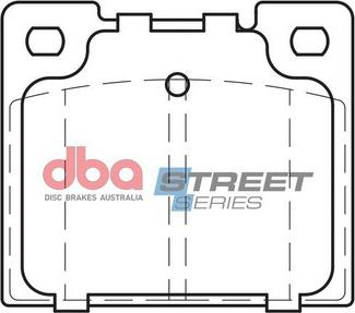 DBA Australia DB538SS - Тормозные колодки, дисковые, комплект avtokuzovplus.com.ua