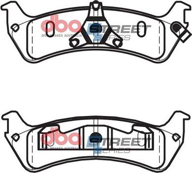 DBA Australia DB7545ASS - Тормозные колодки, дисковые, комплект avtokuzovplus.com.ua