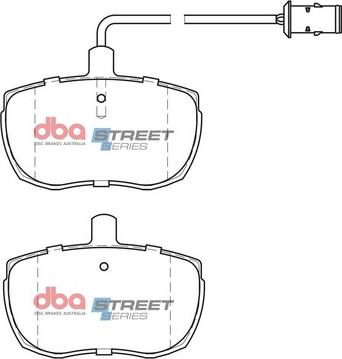 DBA Australia DB885SS - Тормозные колодки, дисковые, комплект avtokuzovplus.com.ua