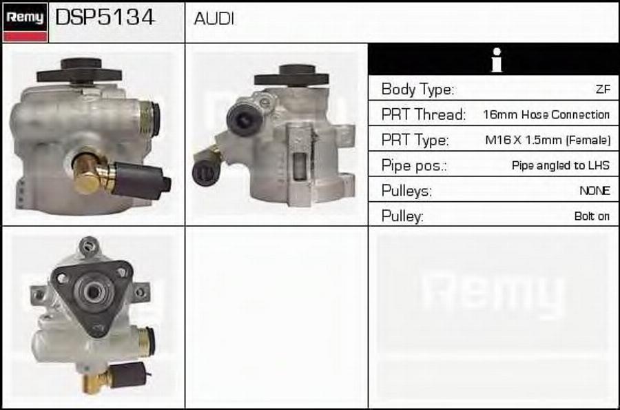 Delco Remy DSP5134 - Гидравлический насос, рулевое управление, ГУР autodnr.net